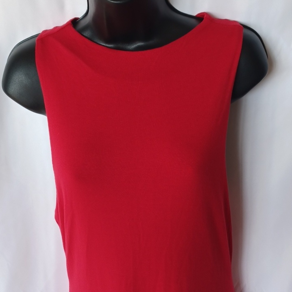 Joe & Elle Bodycon Racer Back Red Dress - Picture 2 of 6